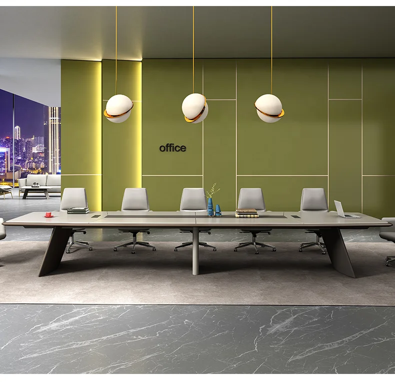 China factory price high quality modern boardroom table conference room long desk table