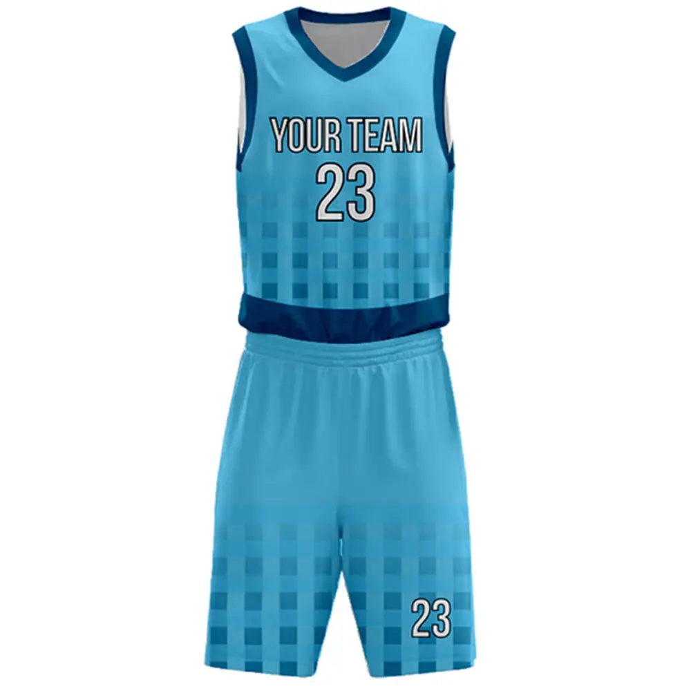 Sports Team Sublimated Youth Basketball Uniforms Custom Made Men Sport Wear Basketball Uniform For Sale