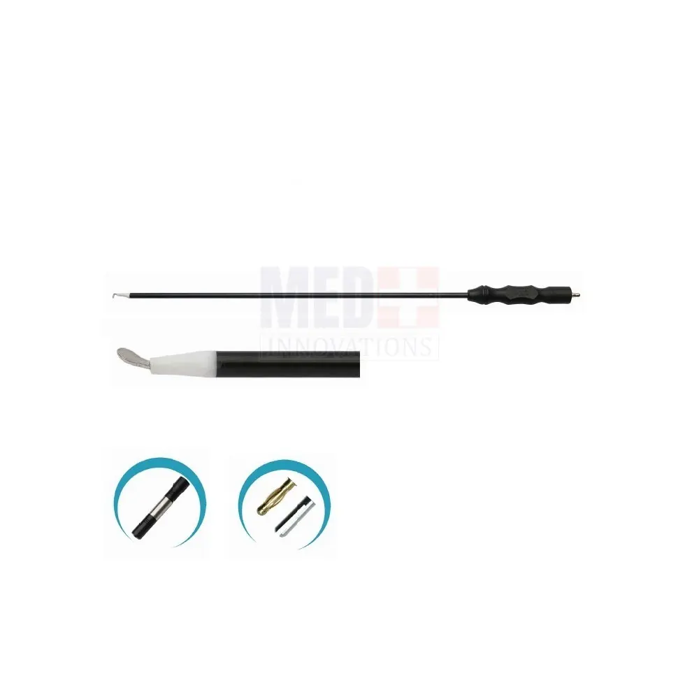 Laparoscopic Surgical Monopolar Electrode Reusable Medical Laparoscopy Instrument Electric L Hook Knife Spatula Ballpoint Needle
