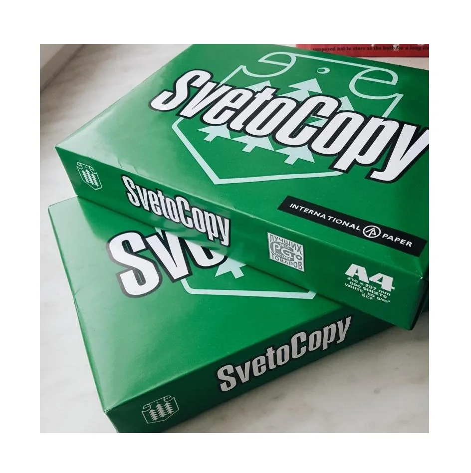 Original quality Sveto copy A4 Copy Paper 70, 75, 80 GSM/Svetocopy A4 Paper 80 Gsm A4 (210MM * 297MM) 500 reams