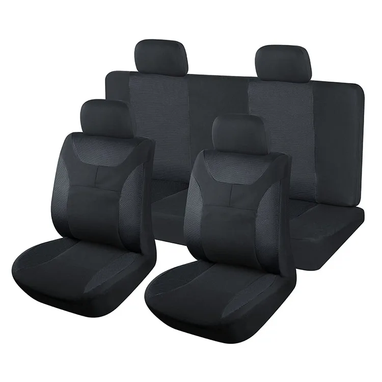 Best selling classic 9-piece polyester car seat cover dirt resistant seat cover