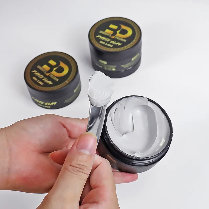 Factory Custom Private Label Organic Maximum Texture Matte Finish Mens Hair Styling Clay Wax Paste