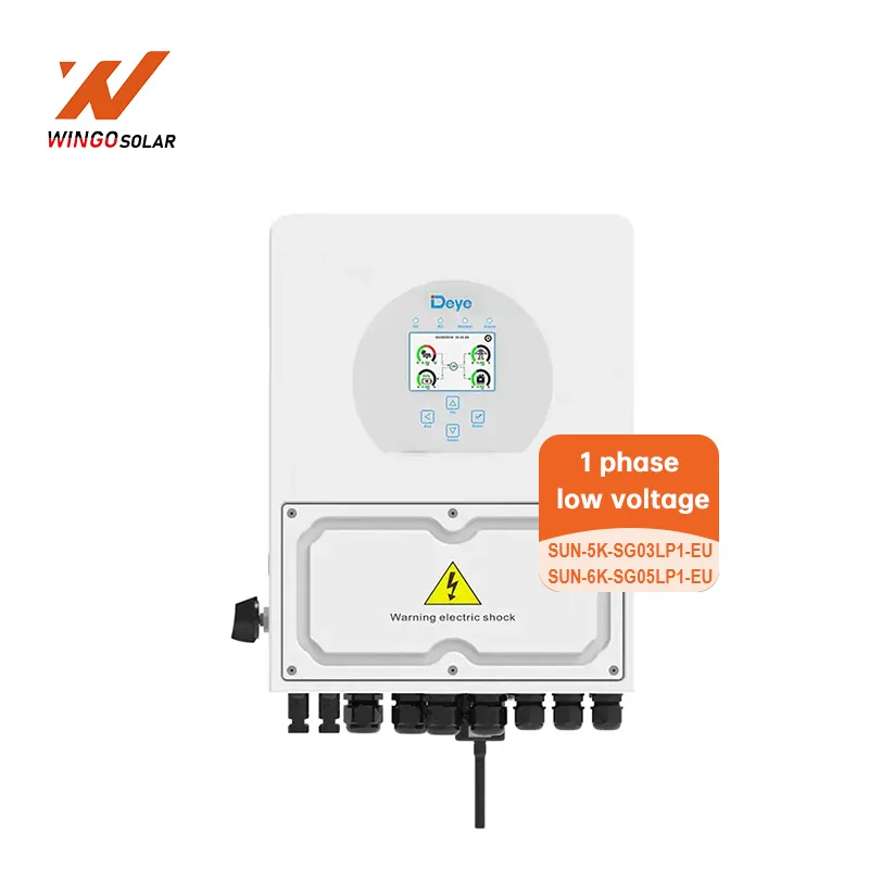 Deye 15 Kw 20Kw 30Kw Three Phase Hybrid Inverter 48V Low Voltage