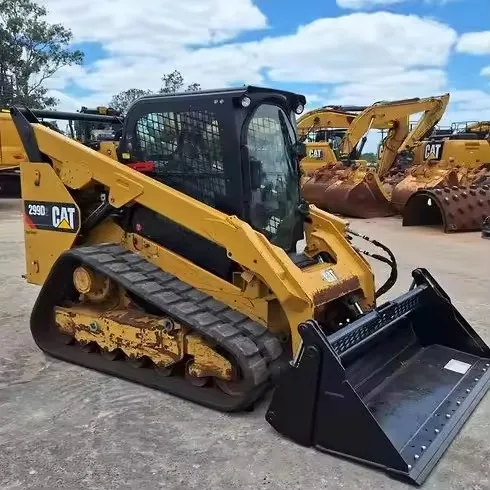 4x4 Wheel Drive/Track Front Tracked Mini Skid Steer Loader CAT246D Bucket/Hammer Breaker now on sale