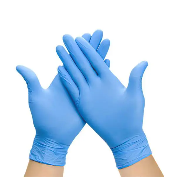 Medical Factory Wholesale Accept OEM 100 Pack Disposable Gloves Nitrile Gloves Powder Latex Free 100% Pure Nitrile Glove