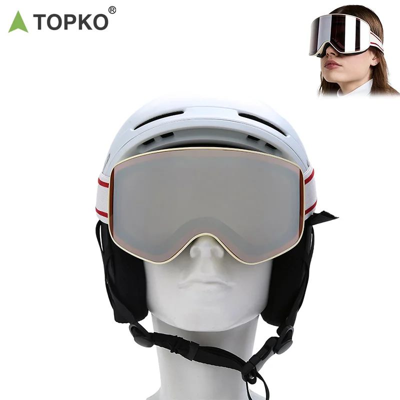 TOPKO High Quality Skiglasses for Kids Adult Protection Snow Eyewear Snowboard Googles Glasses Ski Goggles