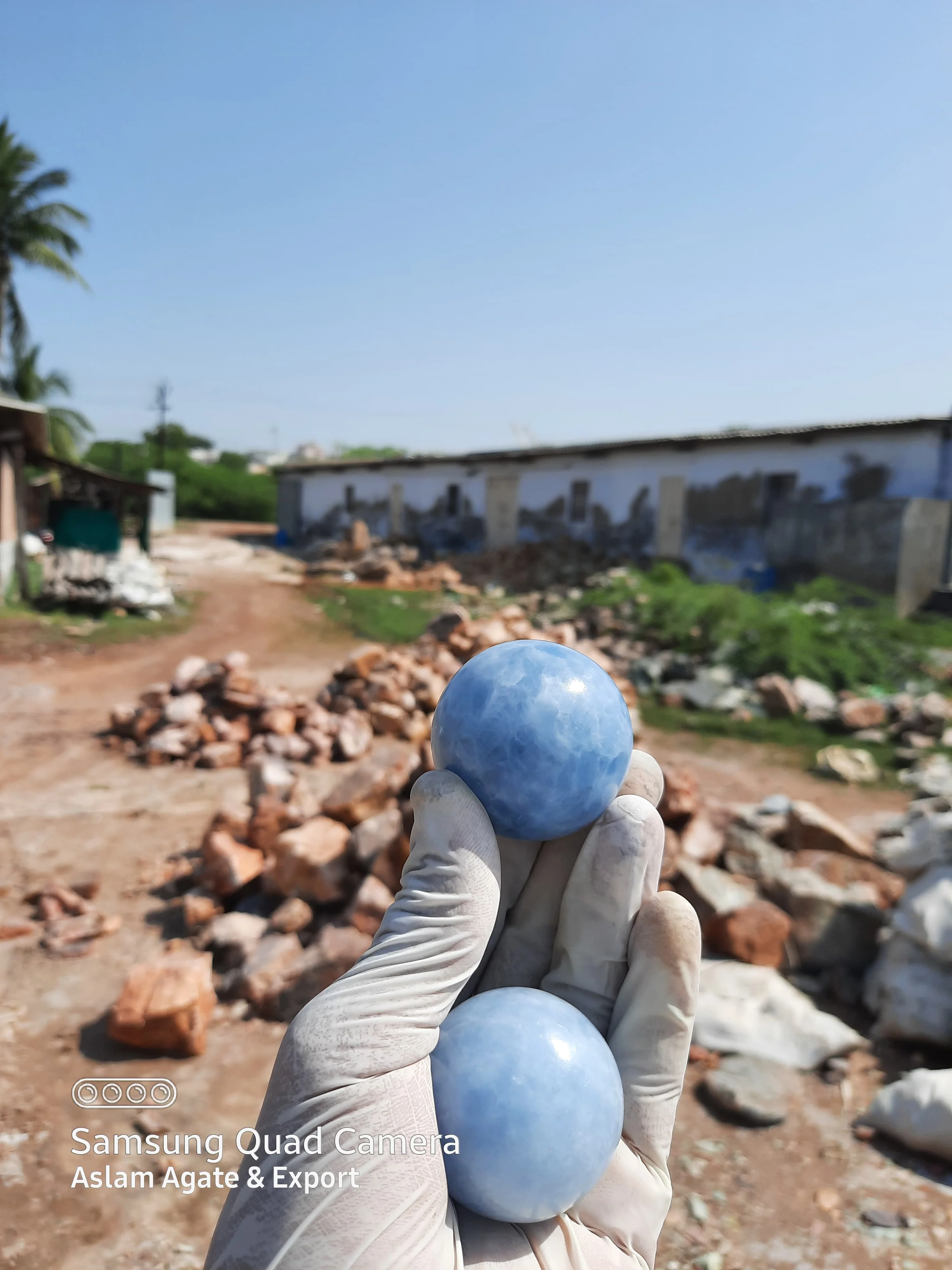 New arrivals gemstone balls natural quartz light blue Calcite  crystal sphere for home decoration and Meditation