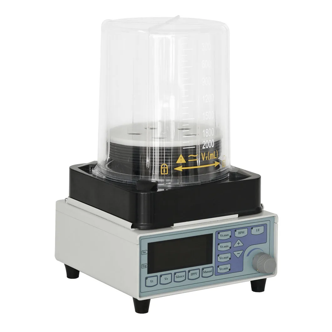 Professional Animal Portable Veterinary Anesthesia Ventilator with IPPV and Manual mode