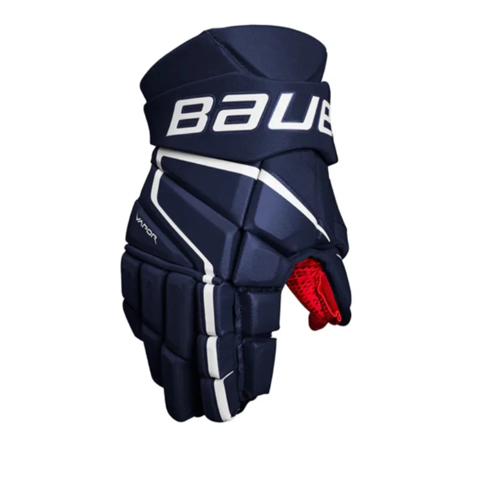 Multi color red black durable palm ice hockey gloves customize cheap price
