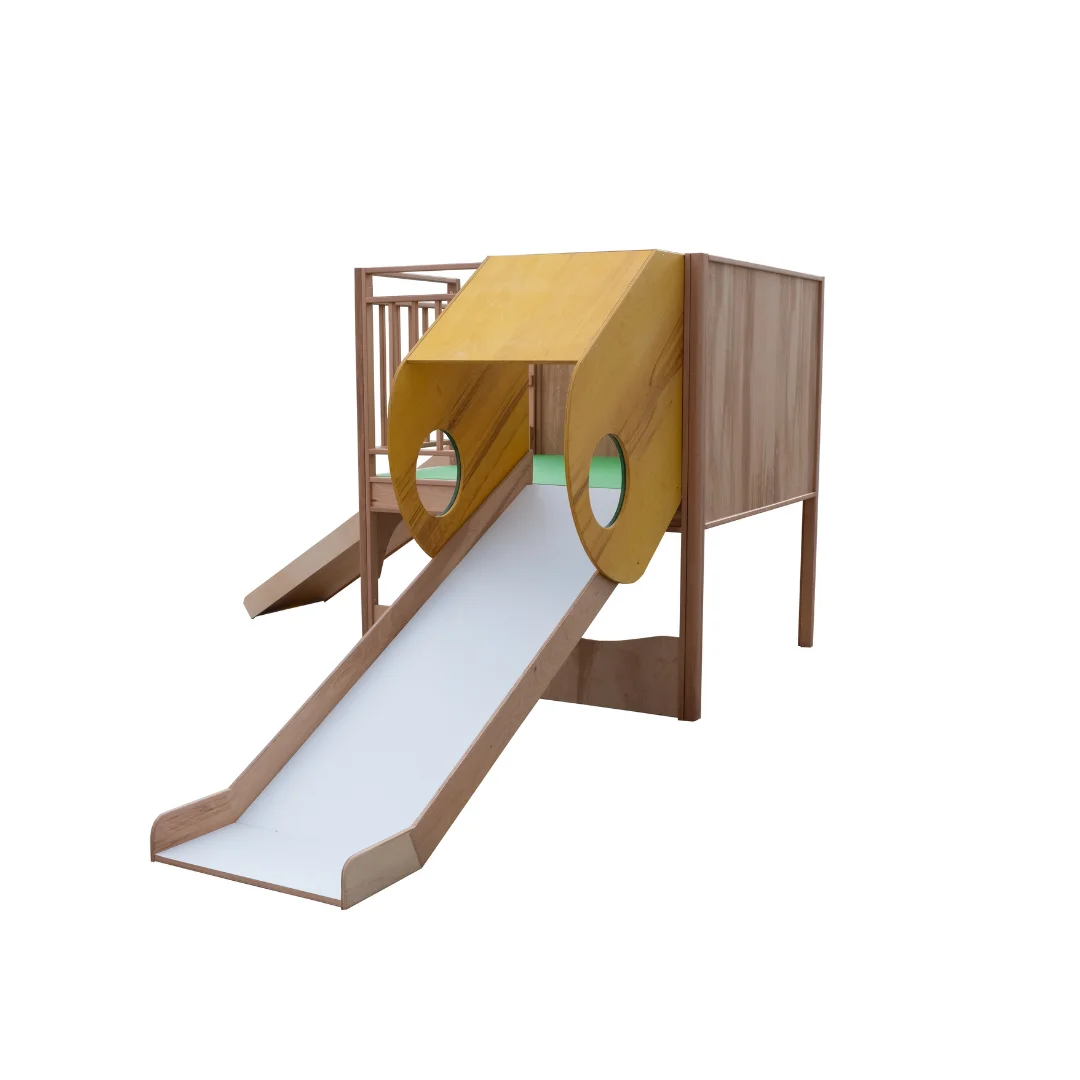 Indoor Playground Wooden Play Area Happy Kids Playing Made of Beech Wood High Quality Furniture for Kindergarten Amusement
