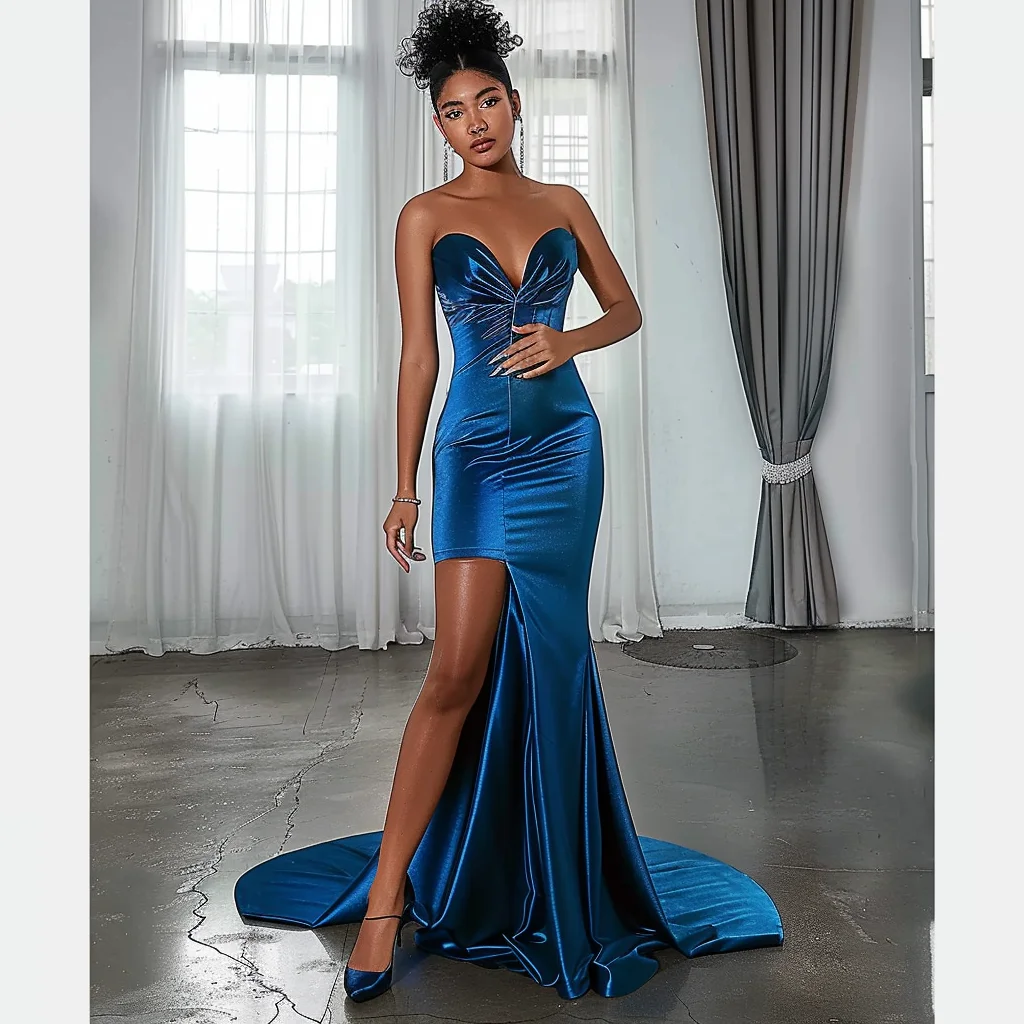 Custom Elegant Woman Dress Luxury Evening Dresses Women