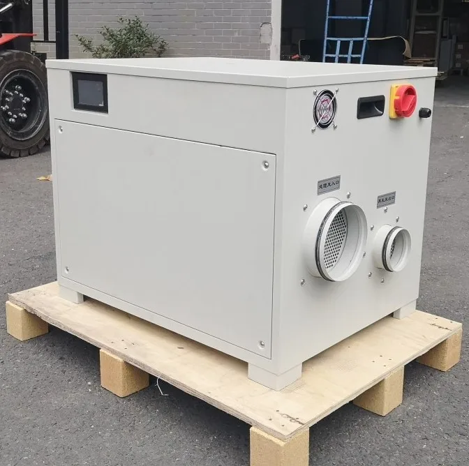 Best Selling Logistics Dehumidifier, Horizontal Type Desiccant Building Dryer