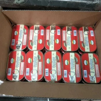 Hot Selling 125g Canned Sardine in Vegetable Oil