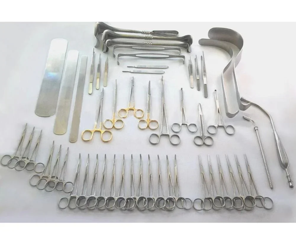 High Quality Laparotomy Abdominal  Set 104 Pcs Surgical Instruments Surgery Medical Abdominal Instrument set