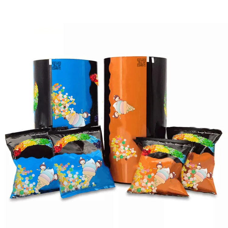 Custom Printed Aluminum Foil Holographic Cold Lamination Kraft Paper Sachet Potato Chips Packaging Plastic Film Roll