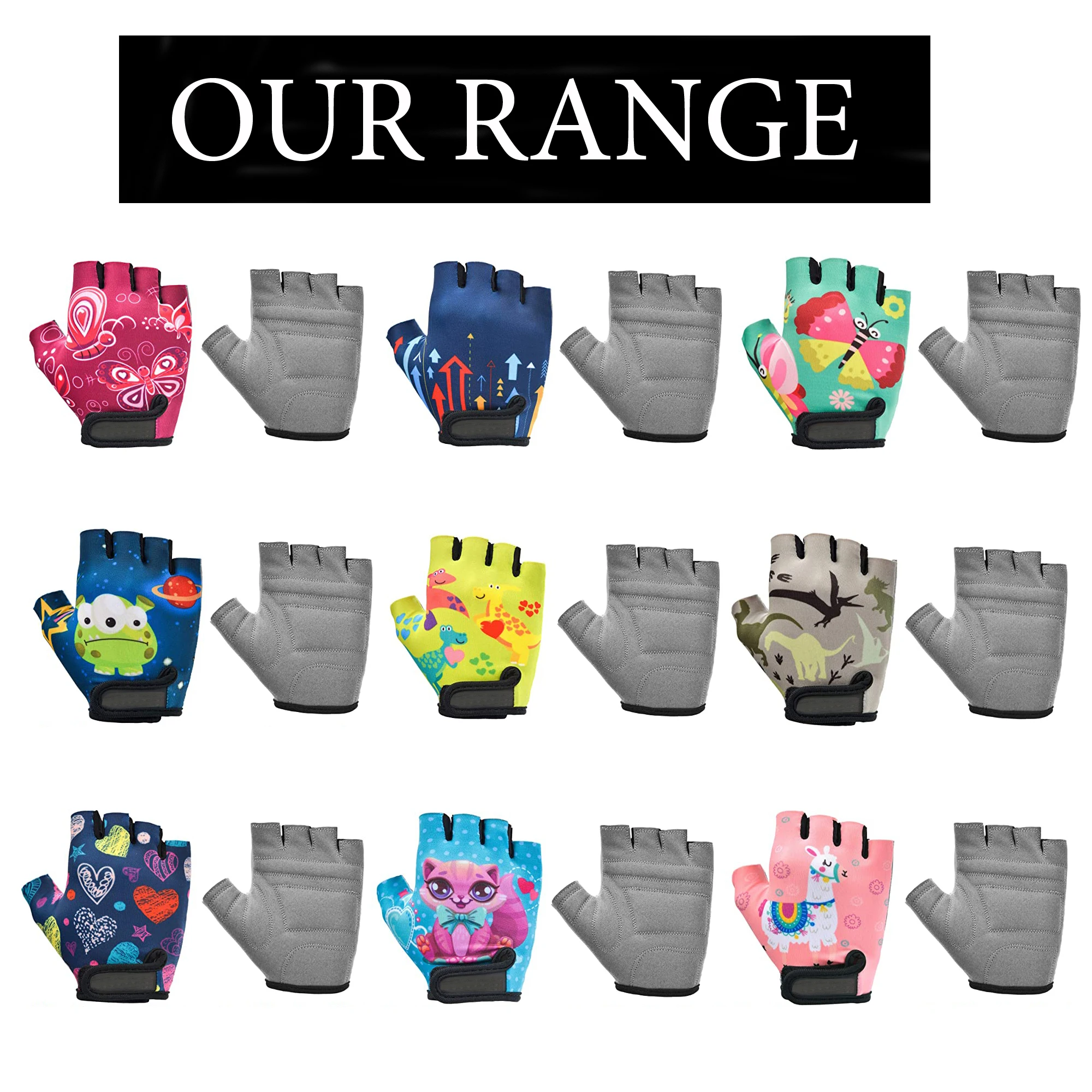 OEM Design Outdoor Sports Bicycle Glove For Racing Fingerless Gloves Winter Bikers Half Finger Cycling Gloves