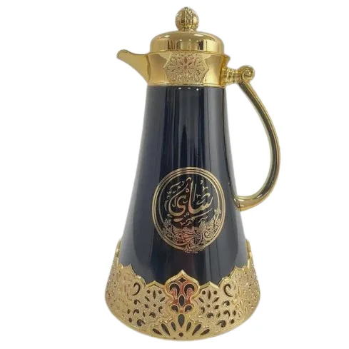 Customized Arabic Letter Design Classic Tableware Arabian Dallah Coffee Pot Kitchenware Accessories Tabletop Arabic Tea Pot