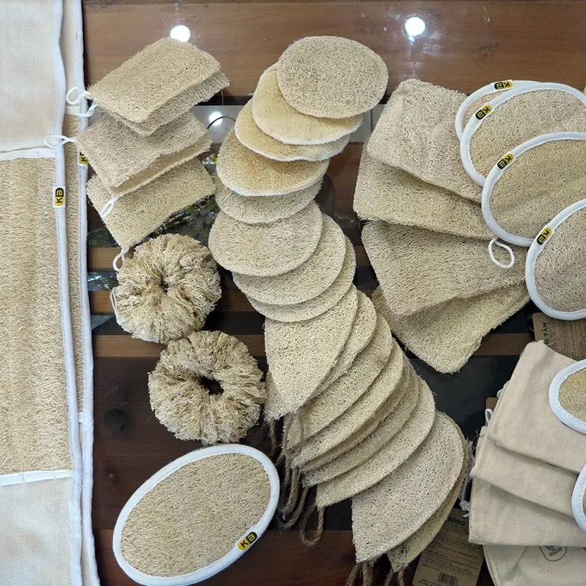 Hot Sale LOOFAH/LUFFA Bath Brushes High Quality Silicone Mesh Body Scrubbers Eco-Certified Lightweight from Vietnam