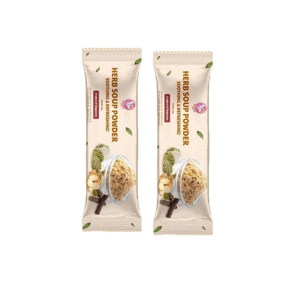 Low-calorie Singapore Top Quality Durian White Locule Membrane Ambient Herb Soup Powder 20G With 24 Months Shelf