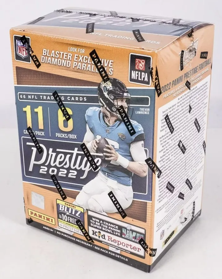 2022 Panini Prestige Football Factory-Sealed Blaster Box Best Quty Exclusive Sale Anime Design for Game Use Wholesale Purchase