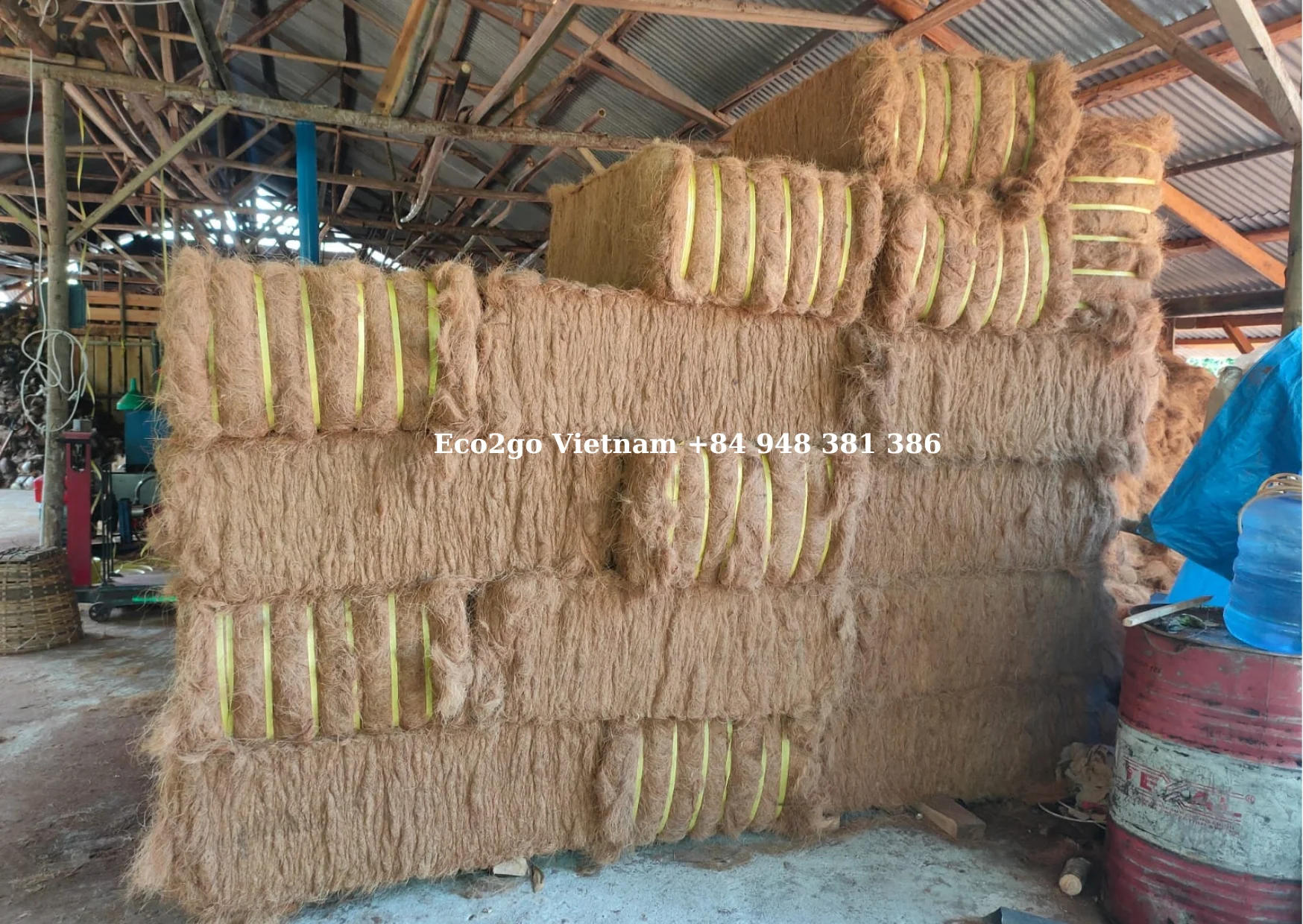 Eco Friendly Export Of Coconut Fiber/Coconut Coir Fiber  Roll With Cheapest Price In Vietnam