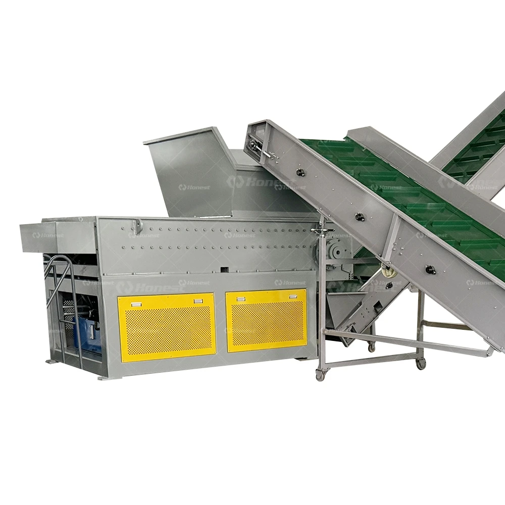 PP Film Plastic Lump Plastic bottle Shredder Crusher Machine Waste Pallet Cardboard Plastic Shredding Machine