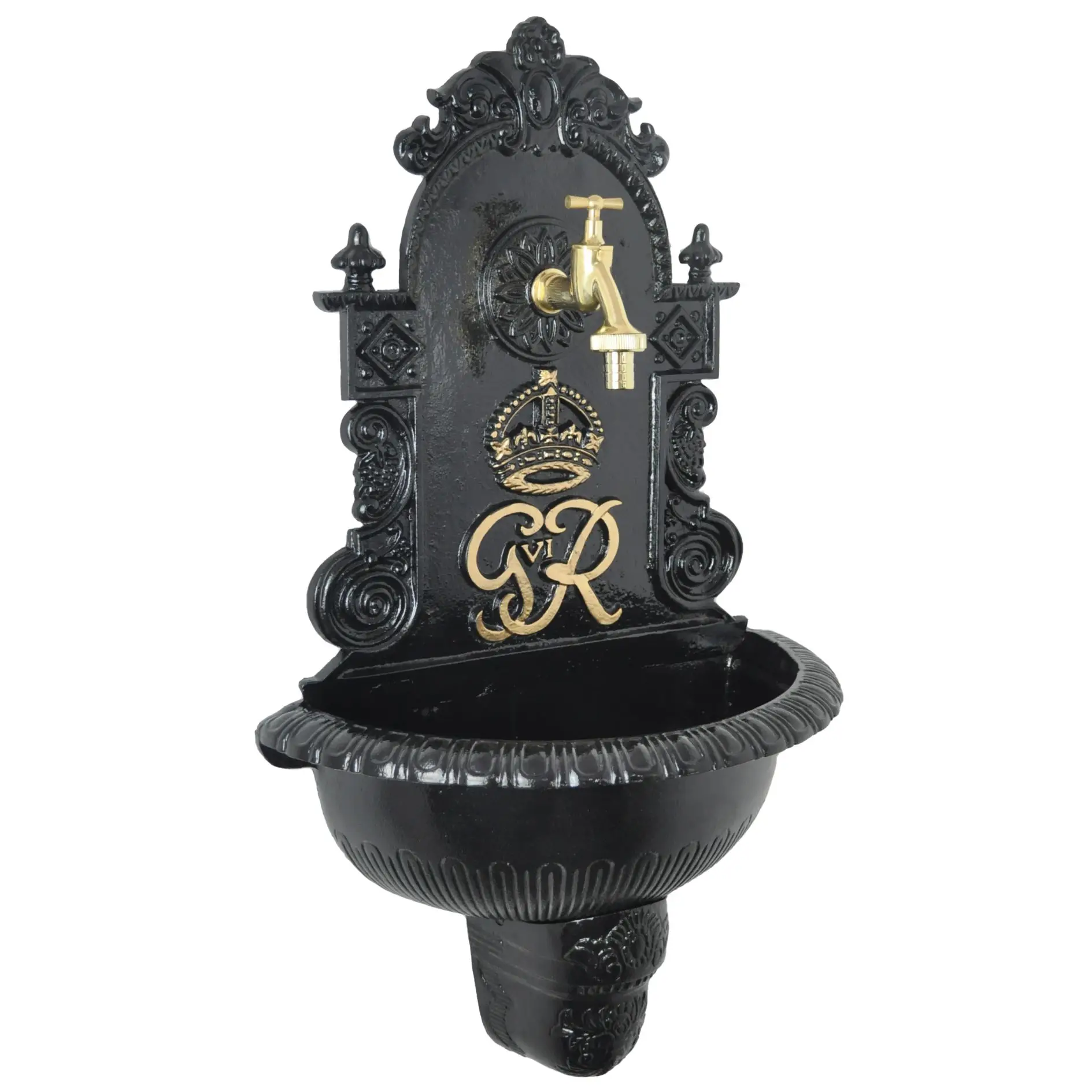 Extreme top Quality Metal Wall Fountain Vintage Style decorative Indoor Outdoor Uses Cast Iron Wall Fountain Custom Color Coated