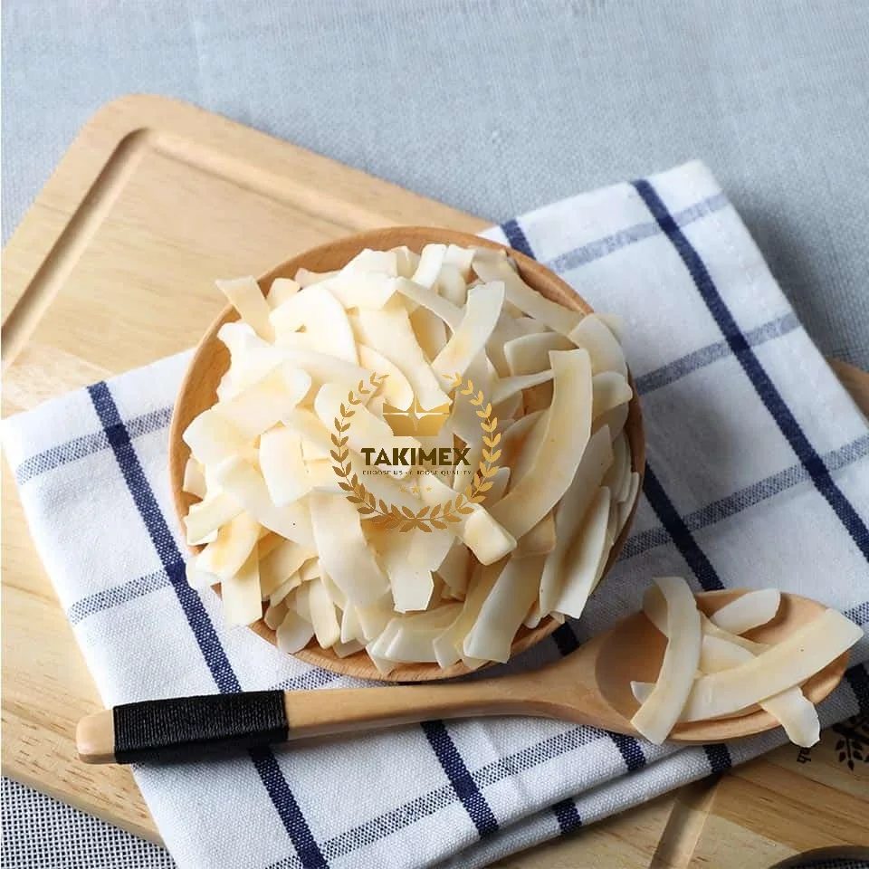 High Quality Wholesale Dried Toasted Coconut Chip Natural Sweet Tasty Flavor Healthy Snack Made in Vietnam