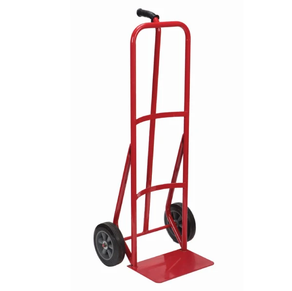 steel platform folding hand truck with solid wheel