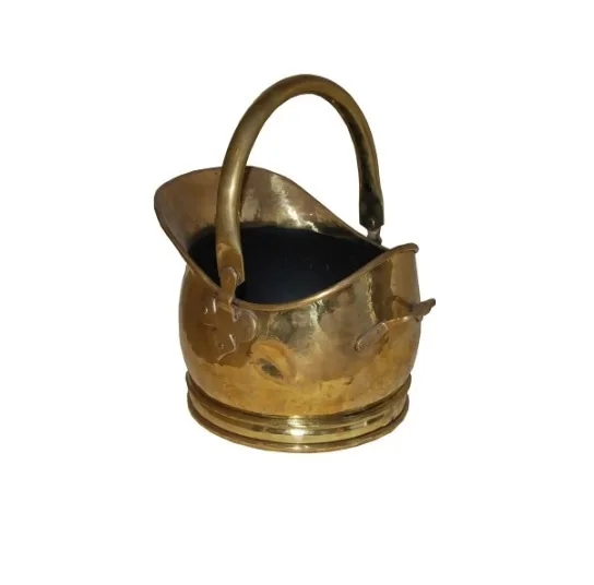 Premium Quality Handmade Pure Copper Coal Bucket With Shovel Customized Size Coal Bucket For Best Selling