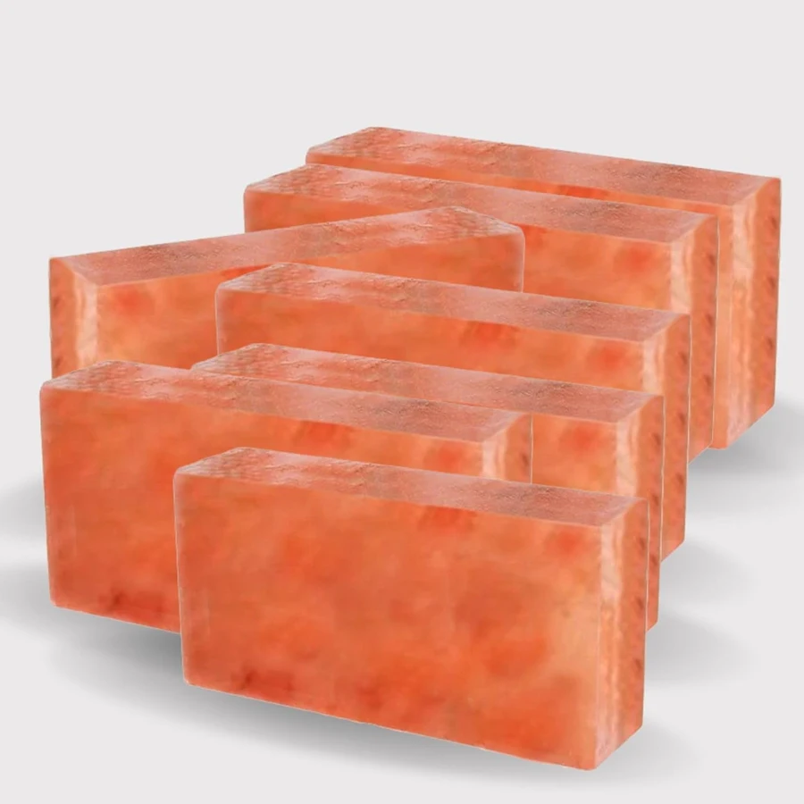 Himalayan salt bricks wall Wholesale Customized for room and spa Fast Shipping 100% Pure High Quality salt manufacture OEM