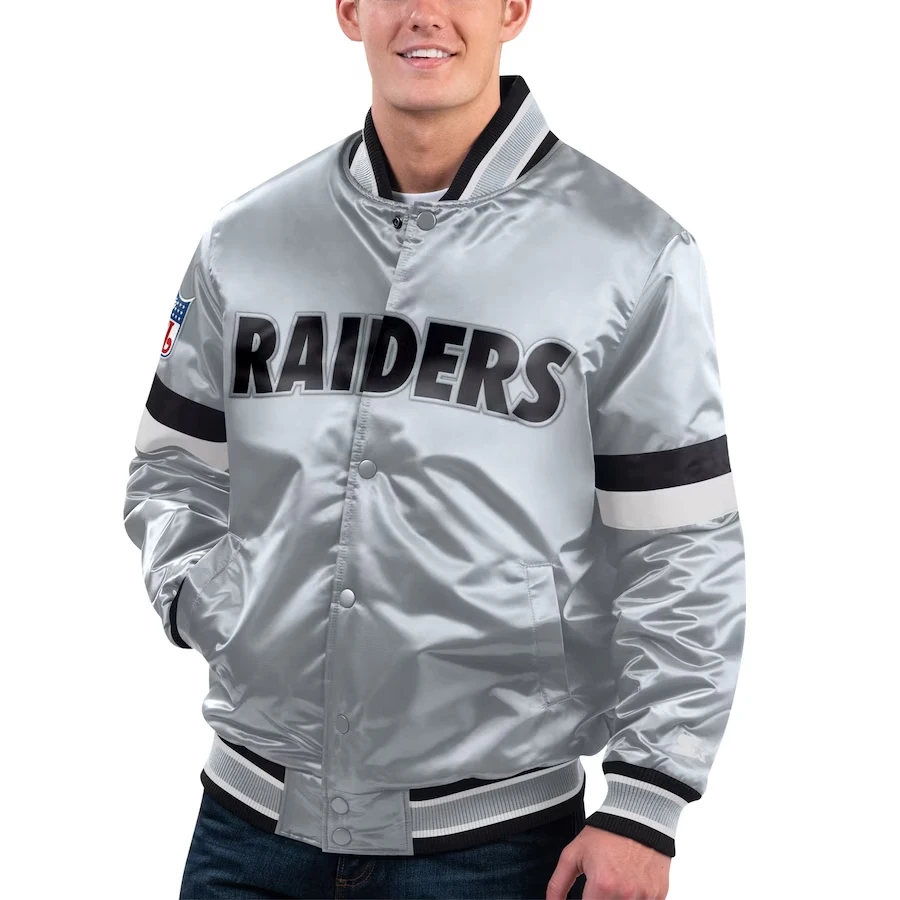 Custom embroidered jackets for men Bomber Jacket NFL Starter Team Jackets