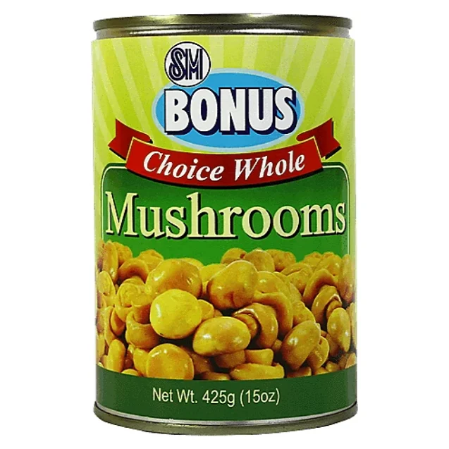 PREMIUM QUALITY Best Selling Canned Straw Mushroom Whole Peeled in Brine 425g/ Canned Mushroom/ Canned food