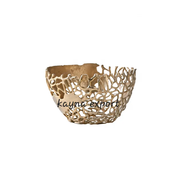 Most selling Designer handicraft metal decorative hand painted  fruit bowl wholesale manufacture bowl supplier