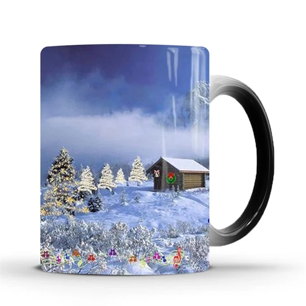 12 OZ Heat Changing Ceramic Magic Coffee Mug Watch Your Beverage Transform as You Enjoy Your Brew Magical Mornings