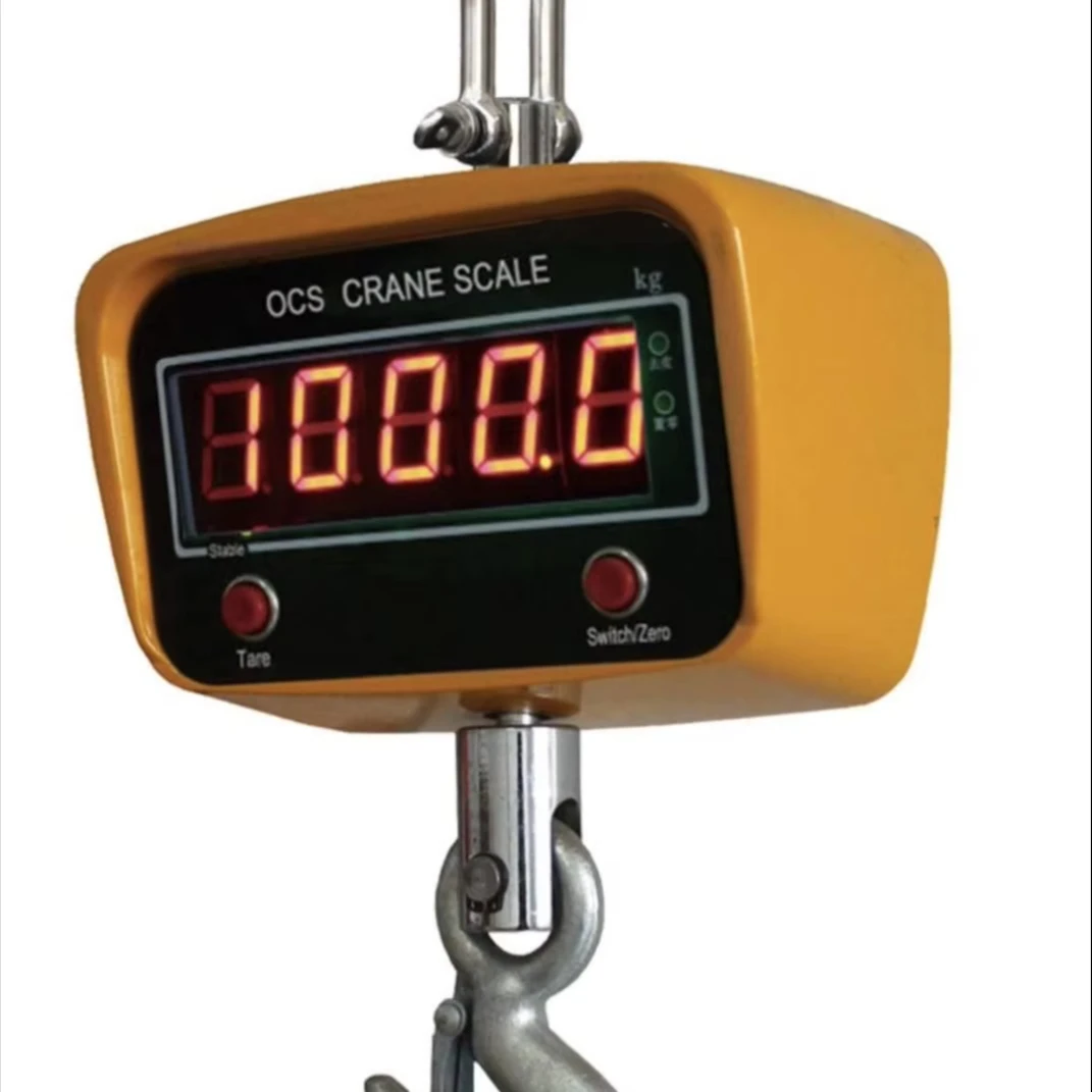 Heavy-Duty Electronic Hanging Bathroom Scales 500 kg & 100 kg Capacity Calibrated Digital Crane Weighing Scale