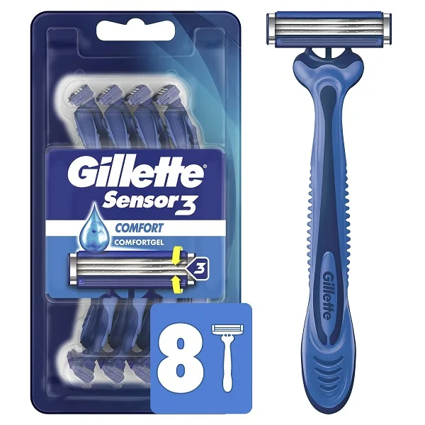 Gillette disposable razor with fusion 5 blades razor / High Quality Gillette Triple Blade Razor for sale at cheap price