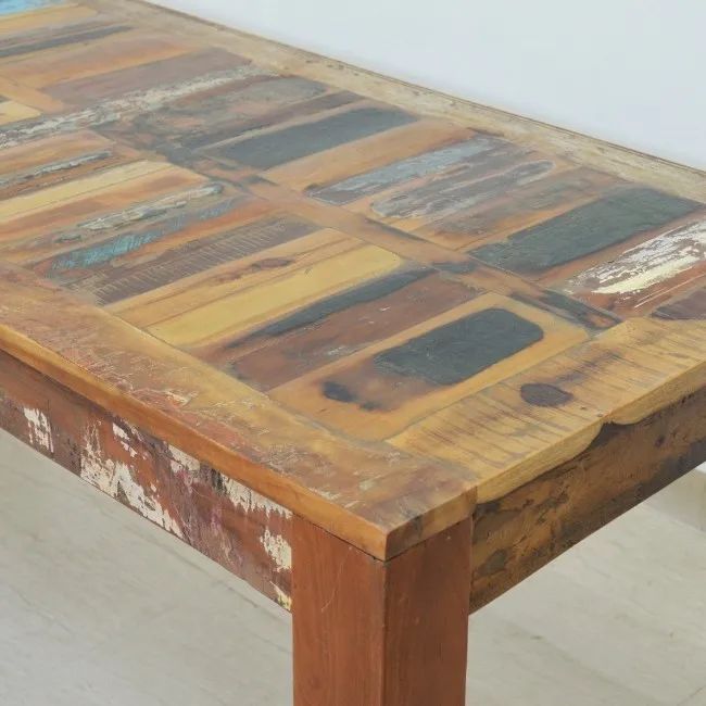 Nirvana Reclaimed 1.8m Dining Bench Setting Living Room Perfectly Set Multi Function Console Table  smart dining table