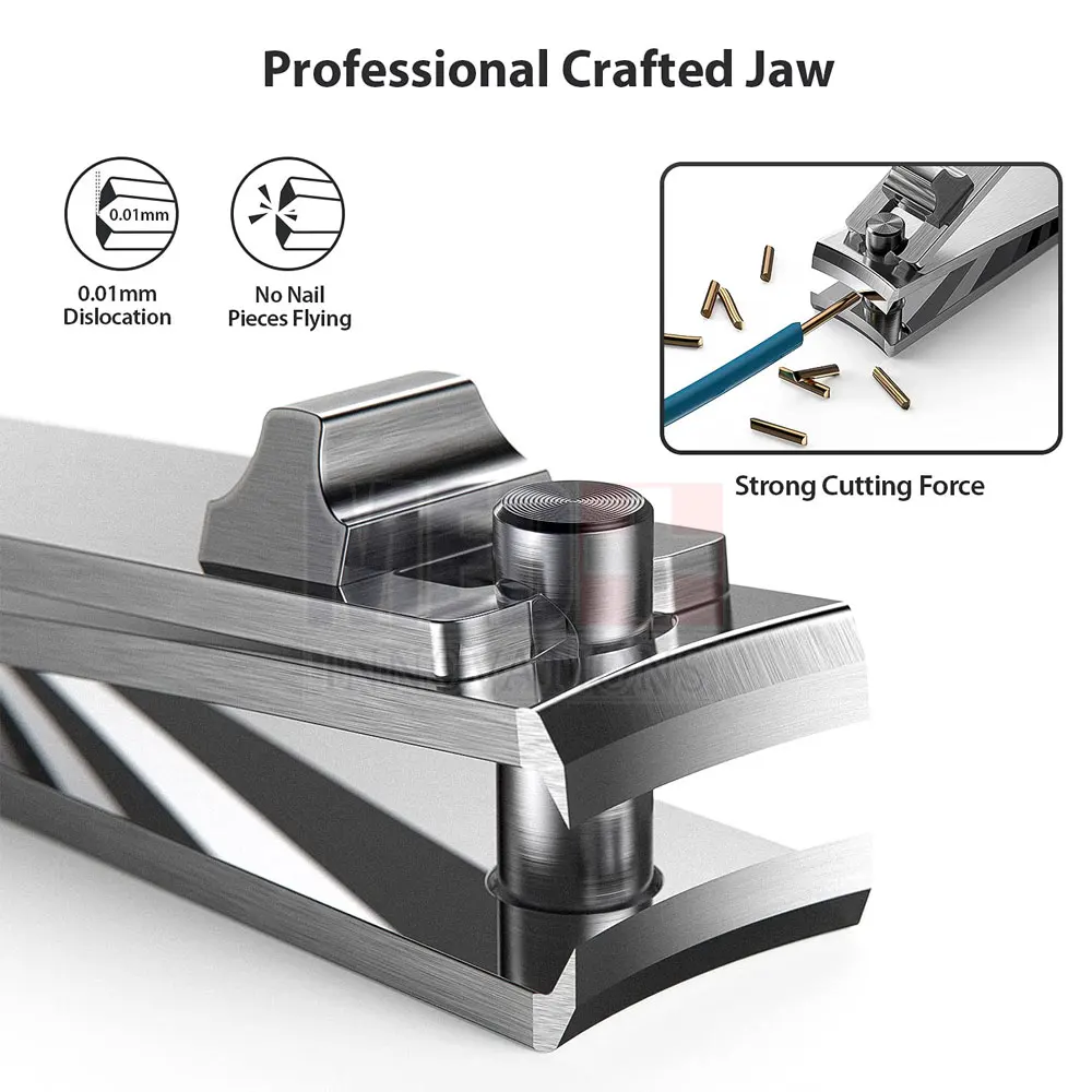 Ultra Wide Jaw Opening Nail Clippers Toenail Clippers for Thick Nails Cutter for Ingrown Manicure