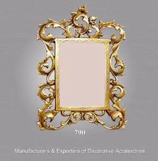 brass mirror frame/good quality polished silver large mirror with black metal frame/aluminum mirror frame MIRROR FRAME for view