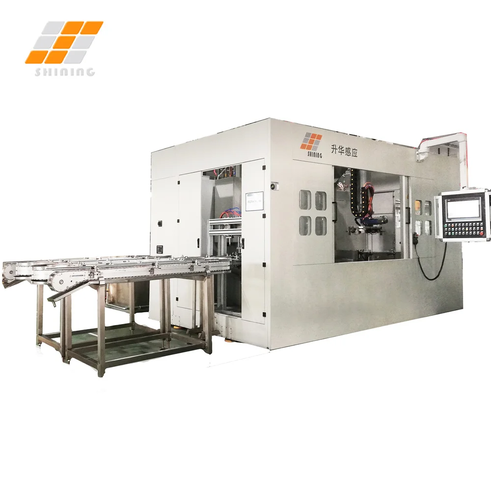 Hub bearing induction hardening automatic line heat treatment machine for automobile work piece quenching  processing line