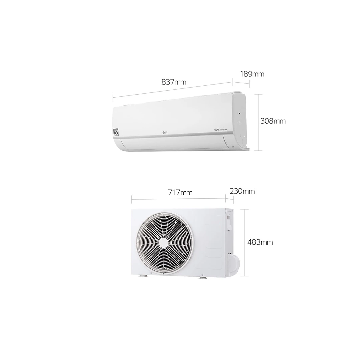 Hotel Supermarket Industrial Inverter Aircon Air Conditioner Split Cooling System