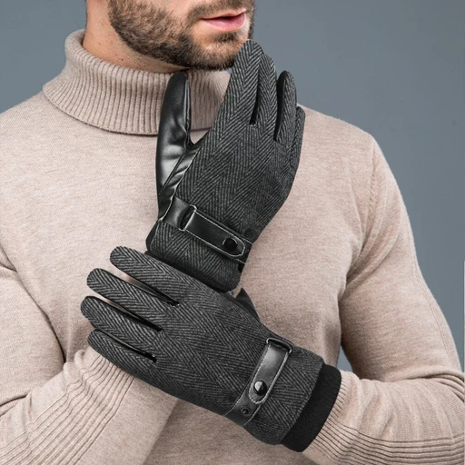 Leather Fashion Gloves Driving Gloves Factory Professional Black Sheepskin Leather Fashion Leather gloves from pakistan