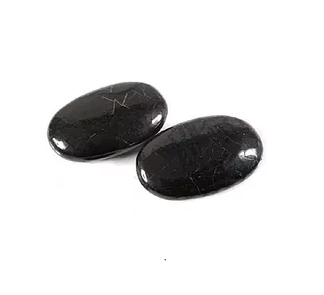 Shungite Palm Stone - Polished Shungite - Shungite Palm Stone