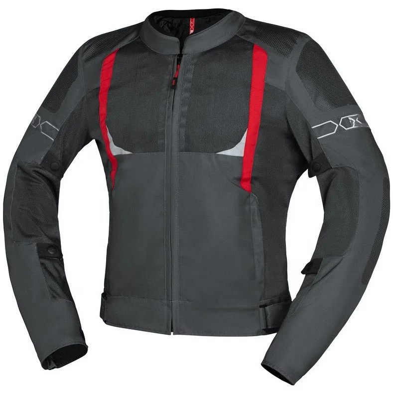 New Motorcycle Soft Gray Black Yellow Cordura Jacket Full Customized With Large secure Windproof pocket Removable thermal lining