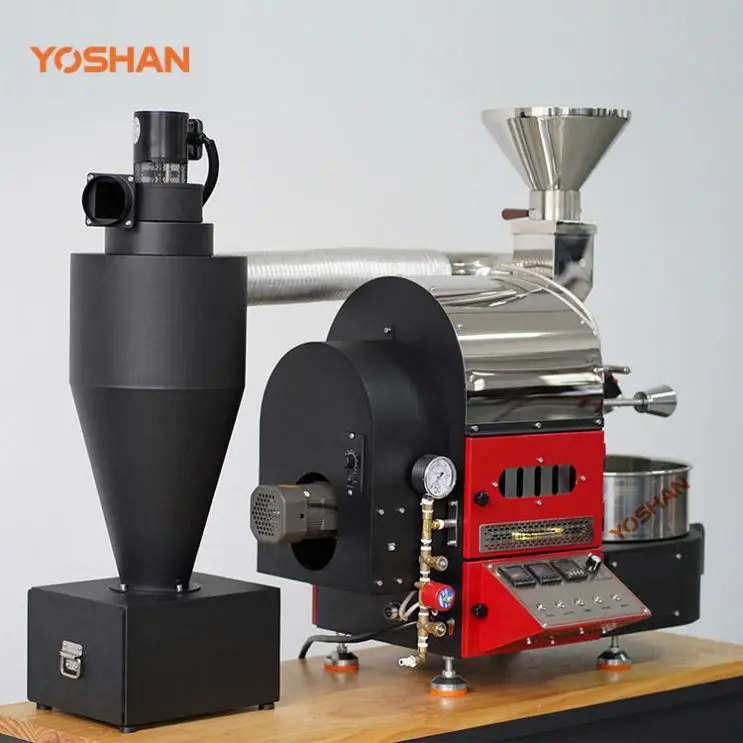 1kg 1.5kg 2kg small/home commercial electric coffee roaster machine/coffee roasters for sale/gas style CofFee bean roaster mill