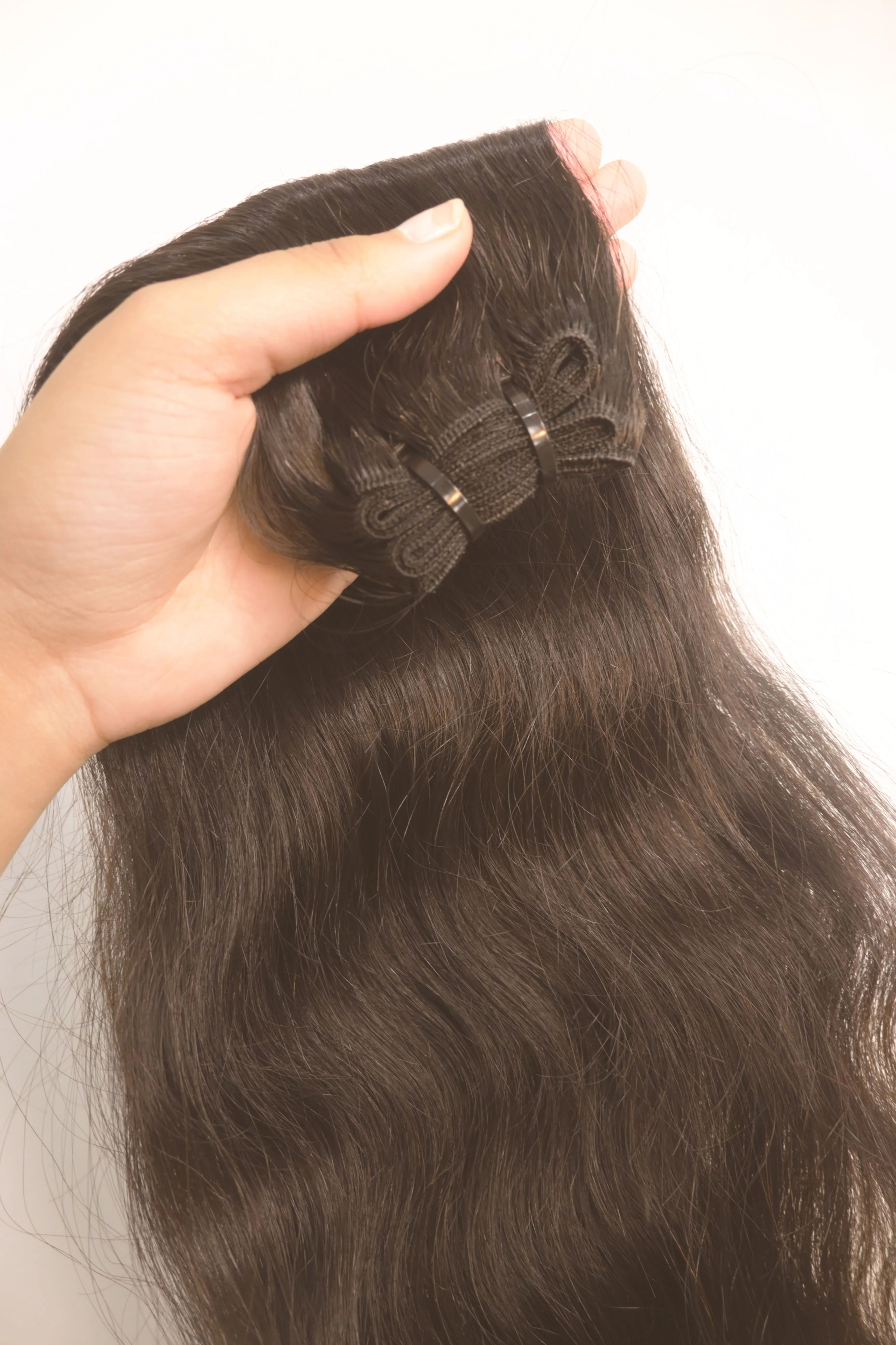 Thick Bottom Strong Weft Raw Virgin  24 Inch Indian Raw Human Hair Extensions