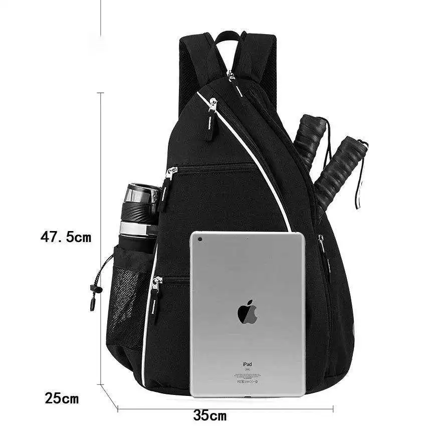 Sports Backpack with Padded Shoulder Strap for Carrying Padel Racquet Tennis Racquet Pickleball Paddles Badminton Racquet