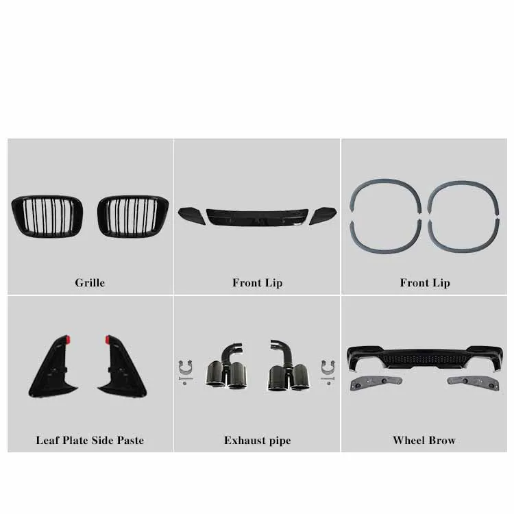 Hot Selling Front Bumper Car Bodykit For Bmw X3 G01 Upgrade X3m Modified Bodykit X3 Upgard To X3 M