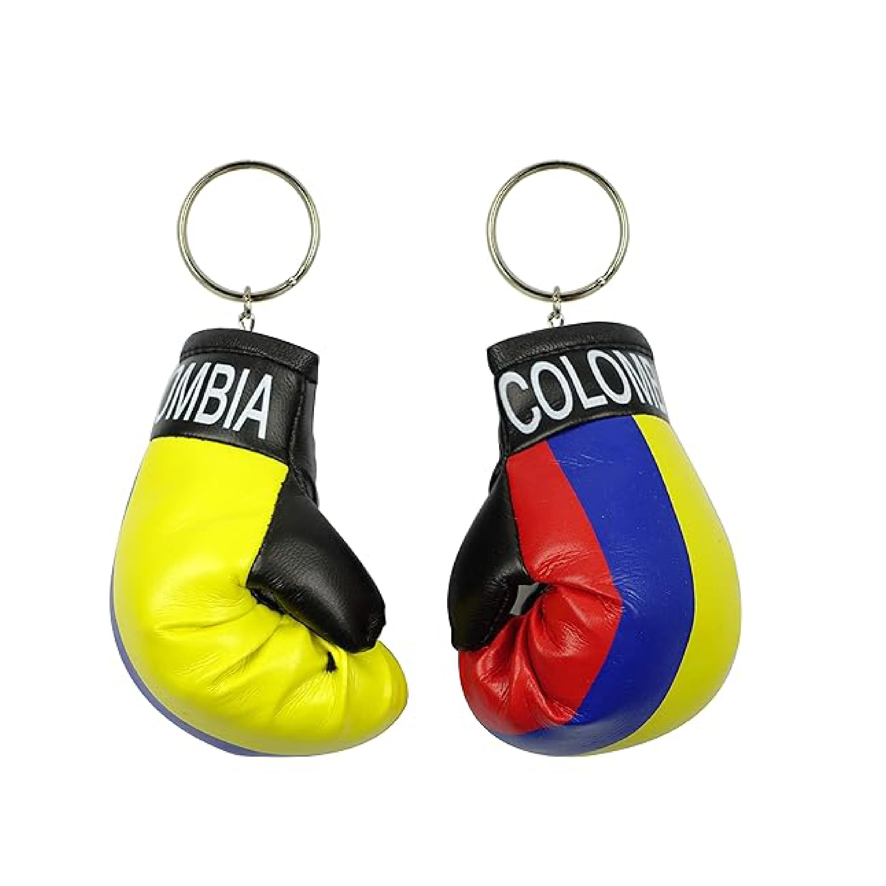 wholesale Simulated boxing gloves national flag boxing gloves keychain